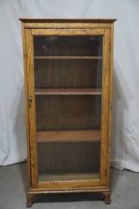 lot 299 image: wood bookcase