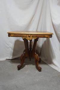 lot 302 image: antique occasional table