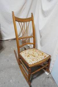lot 304 image: antique rocker
