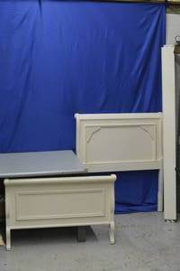 lot 2 image: Wood Twin Bed Frame
