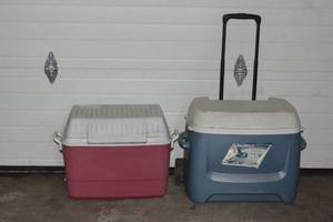 lot 16 image: Igloo and Rubbermaid Coolers