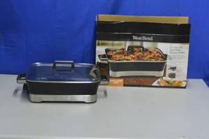 lot 26 image: West Bend Electric Skillet Dishwasher Safe