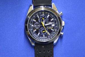 lot 40 image: Blue Angels Citizen Stainless Steel Water Resistant watch