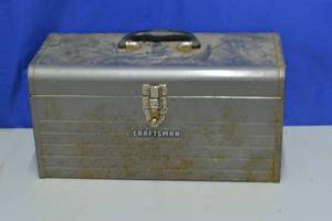 lot 64 image: Craftsman Toolbox and tools