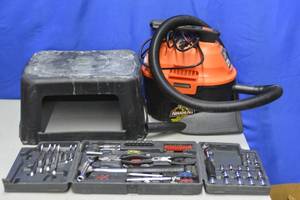 lot 70 image: Step Stool, Tool Kit and Utility vac