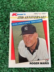 Roger Maris 1987 Topps KMart Card