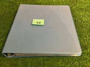 Binder of Basketball Cards