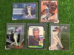 5 Different Barry Bonds Cards