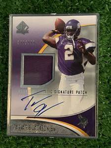 Tarvaris Jacson Rookie Authentic Signature Patch Card 638999