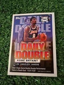 Kobe Bryant 1999 Topps Daily Double Card