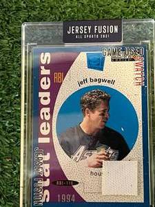 Jeff Bagwell 2021 All Sports Jersey Fusion Card