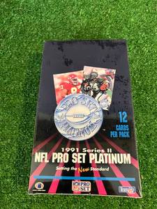 1991 NFL Pro Set Platinum Football Series 2 Factory Sealed Wax Box