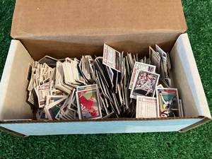 Box of Miniature Baseball Cards