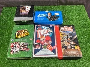 Open Packs of Football Cards