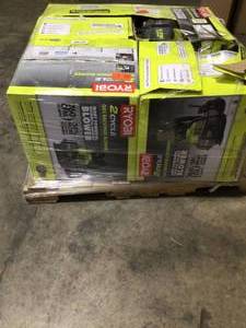lot 18 image: Lot of 4 Ryobi Backpack Blowers - Original Customer returns  review all pictures