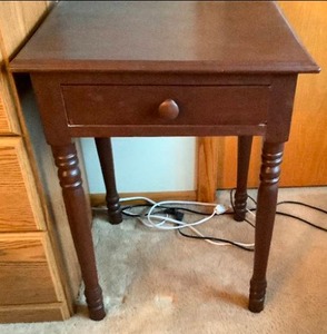 lot 204 image: Wooden Side Table