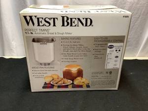 lot 292 image: West Blender Bread Maker