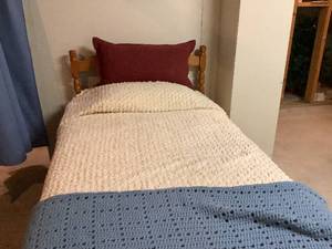 lot 303 image: Twin Size Bed Frame