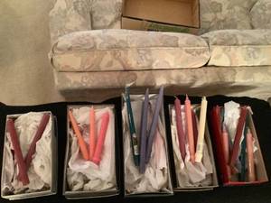 lot 269 image: Taper Candle Lot