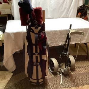 lot 333 image: Womens Left Handed Golf Clubs