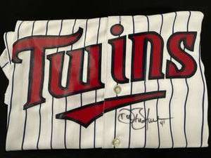 Drew Butera MN Twins autographed jersey