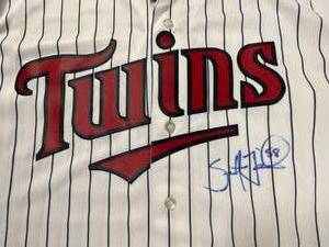 Scott Diamond MN Twins autographed jersey
