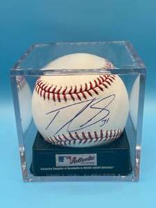 Danny Santana MN Twins authenticated autographed baseball