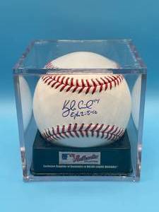Kyle Gibson MN Twins authenticated autographed baseball