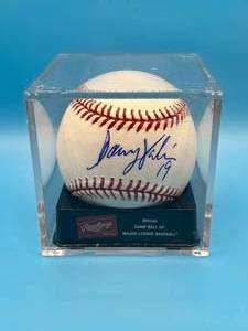 Danny Valencia autographed baseball, MN Twins Target Field Inaugural Season 2010