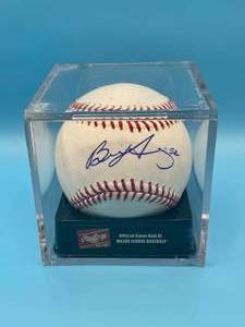 Brian Duensing autographed baseball, MN Twins Target Field Inaugural Season 2010