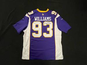 MN Vikings autographed jersey, Kevin Williams