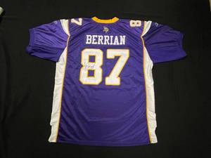 MN Vikings autographed jersey, Bernard Berrian