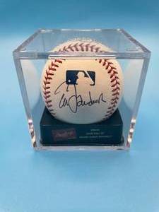 Tim Laudner MN Twins autographed baseball