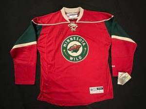 MN Wild Jason Pominville autographed hockey jersey