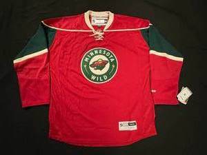 MN Wild Niklas Nick Bckstrm autographed hockey jersey