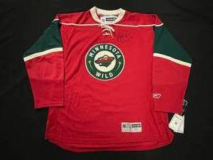 MN Wild Andrew Brunette autographed hockey jersey