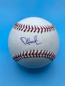 Phil Hughes MN Twins autographed baseball