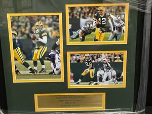 Green Bay Packers, Aaron Rodgers Super Bowl XLV  NFL MVP framed photos, NEW