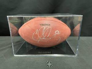 MN Vikings autographed football, Chad Greenway