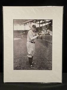 Babe Ruth matted print