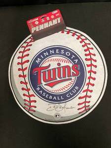 Drew Butera autographed MN Twins pennant