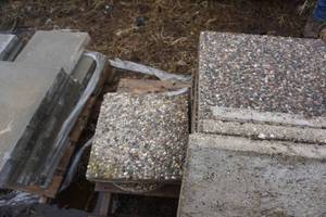 Pallet of Exposed Aggregate Large Steps