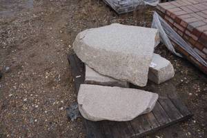 4  Large Granite Cut Steps