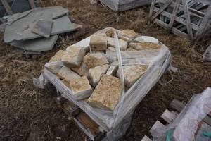 Pallet of Limestone Wall Stone