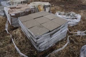 Pallet of 14 X 14 Concrete Pavers