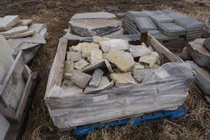 Pallet of Limestone Veneer
