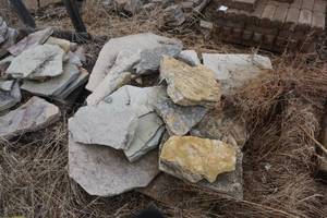 Pallet of Limestone Steppers