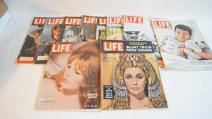 lot 110 image: 10 1961 life magazines