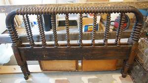 lot 146 image: Antique Jenny Lind HeadFoot Board 53x36(no rails)