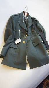 lot 201 image: Wow, this is the Real DealVintage the army uniform suit Polyesterwool shirttrouserscoat and tie